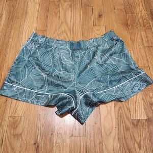 Victoria's Secret Satin‎ Tropical Palm Leaf sleep bottom